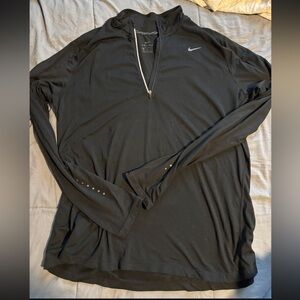 Nike Dri-FIT Black Quarter-Zip Top